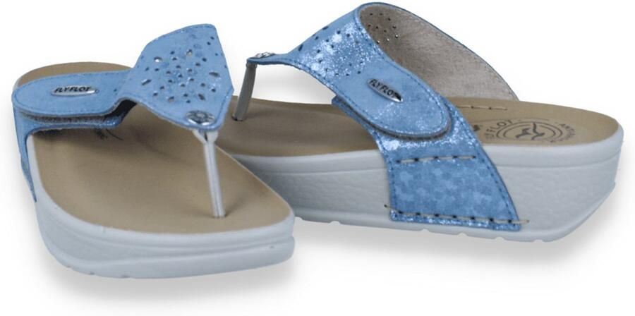 Fly FLOT Dames Slipper Blauw