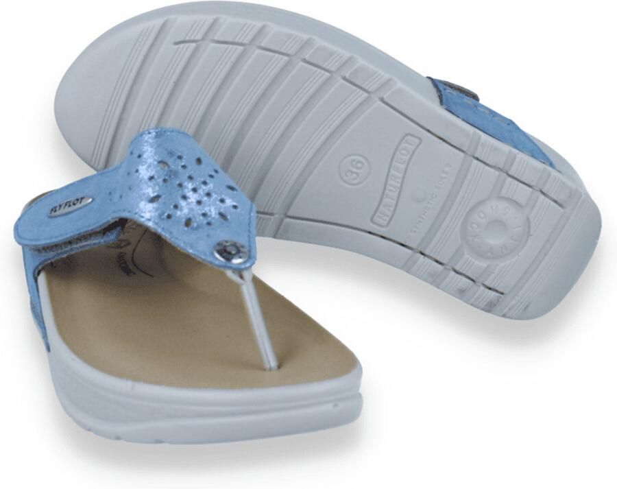 Fly FLOT Dames Slipper Blauw