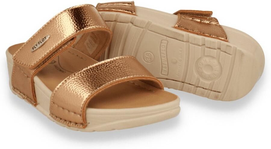 Fly FLOT Dames Slipper Rosegold