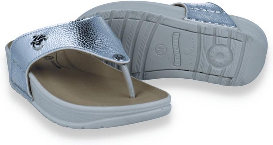 Fly FLOT Dames Teenslipper Zilver