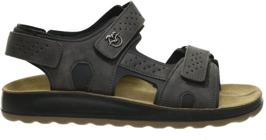 Fly FLOT Donker Bruin Herensandalen