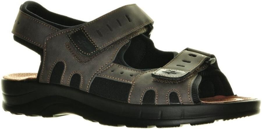 Fly FLOT Donkerbruine Sandalen