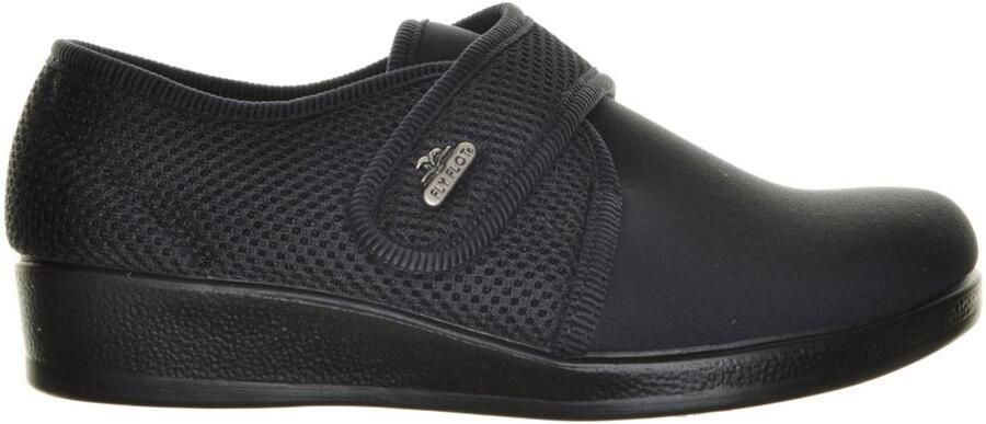 Fly FLOT Lycra Gesloten Zwarte Pantoffel Met Velcro - Foto 2