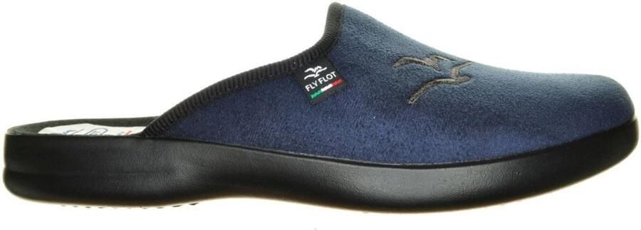 Fly FLOT Pantoffels Blauw Instapper