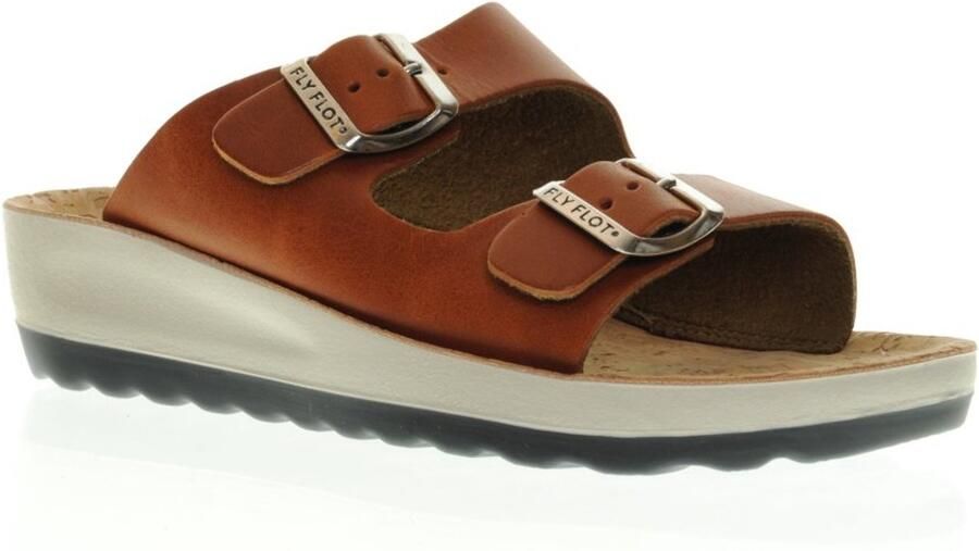 Fly FLOT Slippers Tan Riem