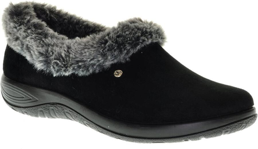 Fly FLOT Zwart Gesloten Pantoffel Winter