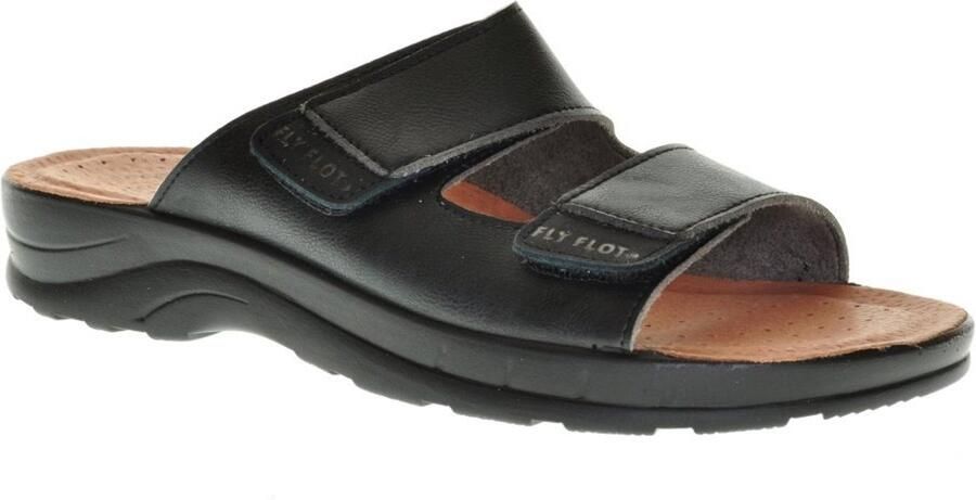 Fly FLOT Zwarte Herenslipper 2 Velcro