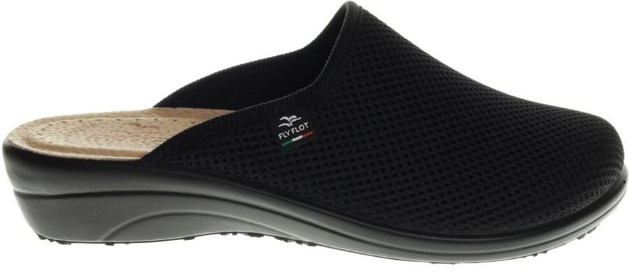 Fly FLOT Zwarte Instap Pantoffels