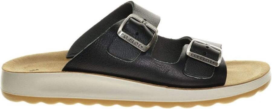 Fly FLOT Zwarte Slippers Tweeband