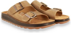 Fly FLOT heren slipper TAUPE