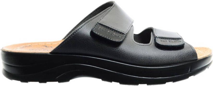 Fly FLOT Zwarte Herenslipper 2 Velcro