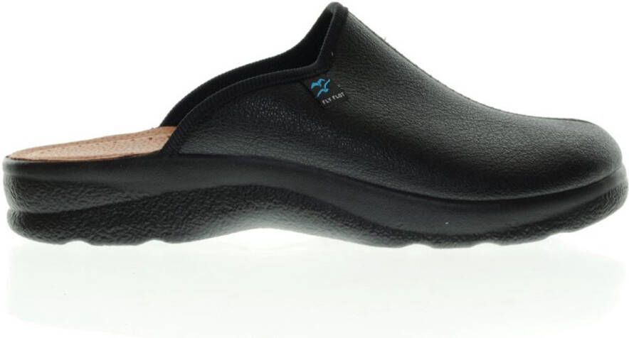 Fly FLOT Herenpantoffels Zwart