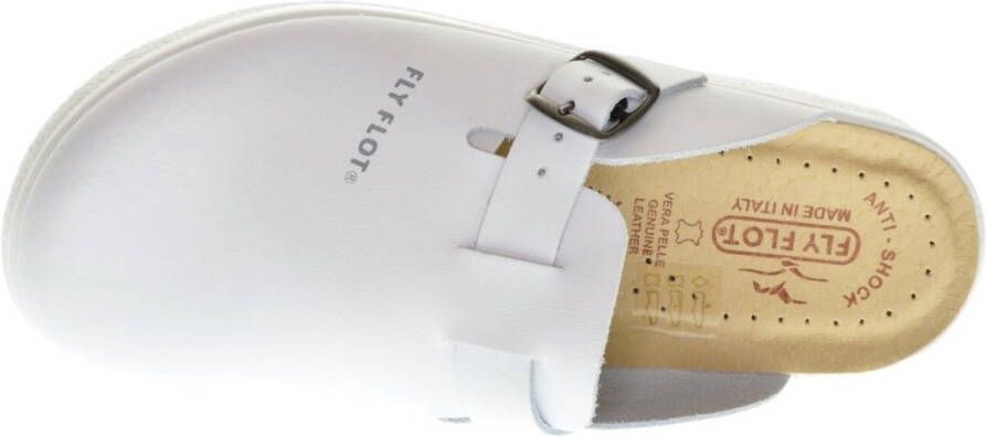 Fly FLOT Instapper Riem Wit Leder