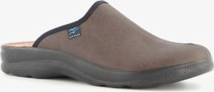 Fly FLOT leren heren pantoffels bruin Extra comfort Memory Foam