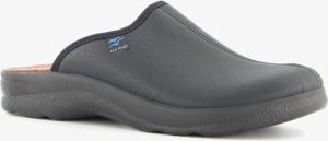 Fly FLOT leren pantoffels zwart Extra comfort Memory Foam
