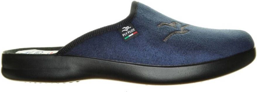 Fly FLOT Pantoffels Blauw Instapper