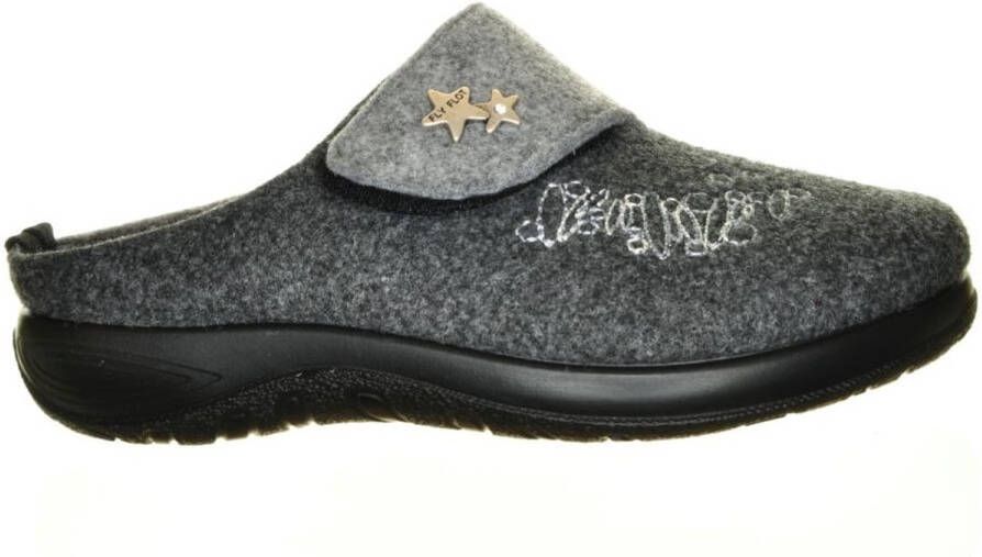 Fly FLOT Pantoffels Steunzolen Grijs