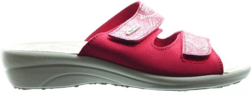 Fly FLOT Rode Lederen Slipper
