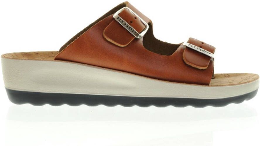 Fly FLOT Slippers Tan Riem