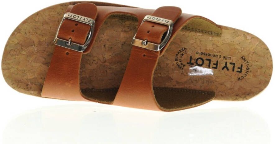 Fly FLOT Slippers Tan Riem
