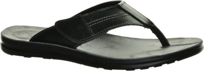 Fly FLOT Teenslipper Zwart Leder