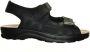 Fly FLOT Zwarte Herensandaal Velcro Flyflot - Thumbnail 1