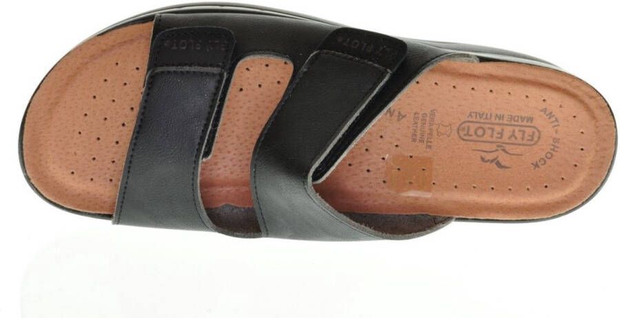 Fly FLOT Zwarte Herenslipper 2 Velcro - Foto 2