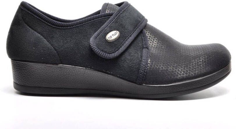 Fly FLOT Zwarte Pantoffel Steunzolen