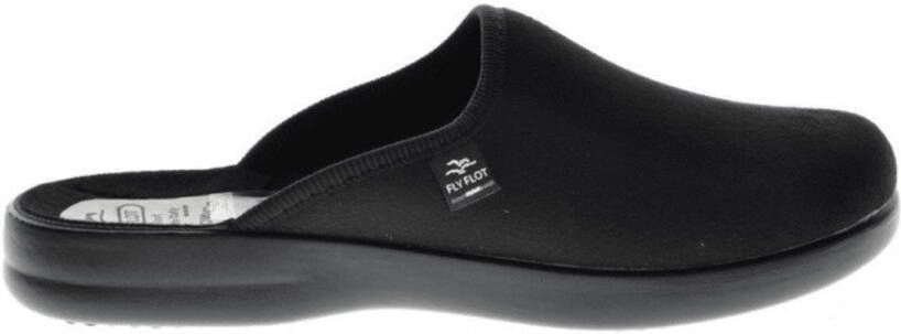 Fly FLOT Zwarte Pantoffels Instapper