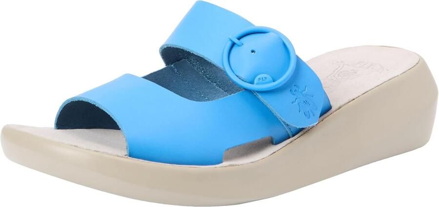 Fly London Bafi029fly Dames Sandalen Blauw Leer