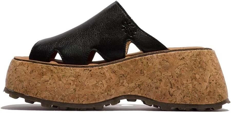 Fly London Ceir280fly Dames Sandalen Leer Zwart