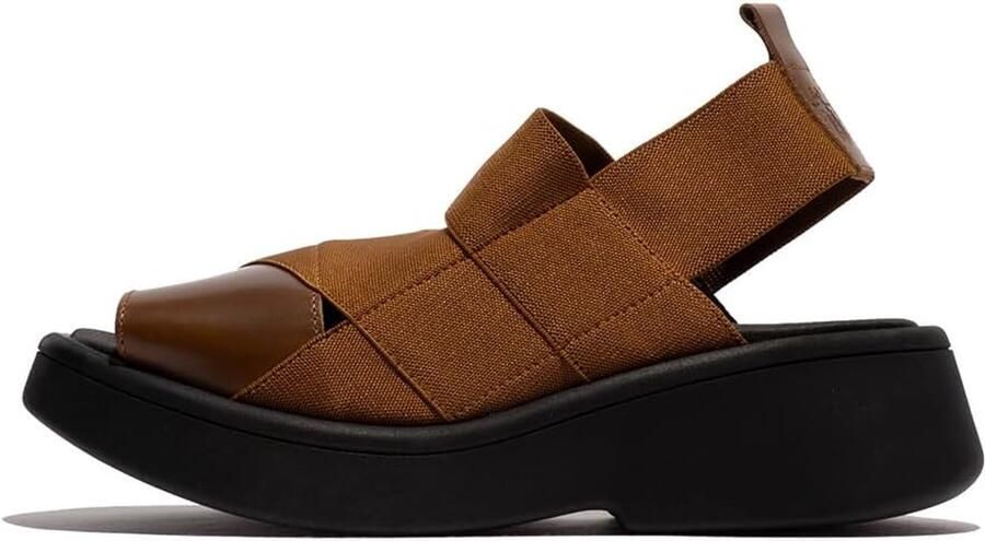 Fly London Dames Sandalen Maln202fly Leer Camel