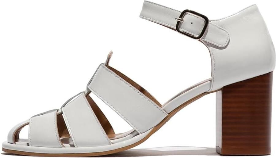 Fly London Dames Sandalen Marg261fly Leer Wit