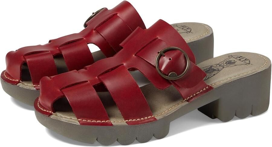 Fly London Envy521fly Dames Sandalen Rood Leer