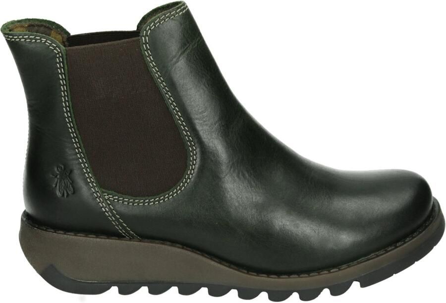 Fly London SALV195FLY Dames Enkellaarsjes Rug-Petrol