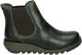 Fly London SALV195FLY Dames Enkellaarsjes Rug-Petrol - Groen
