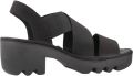 Fly London Sandalen met hakken TAJI - Zwart