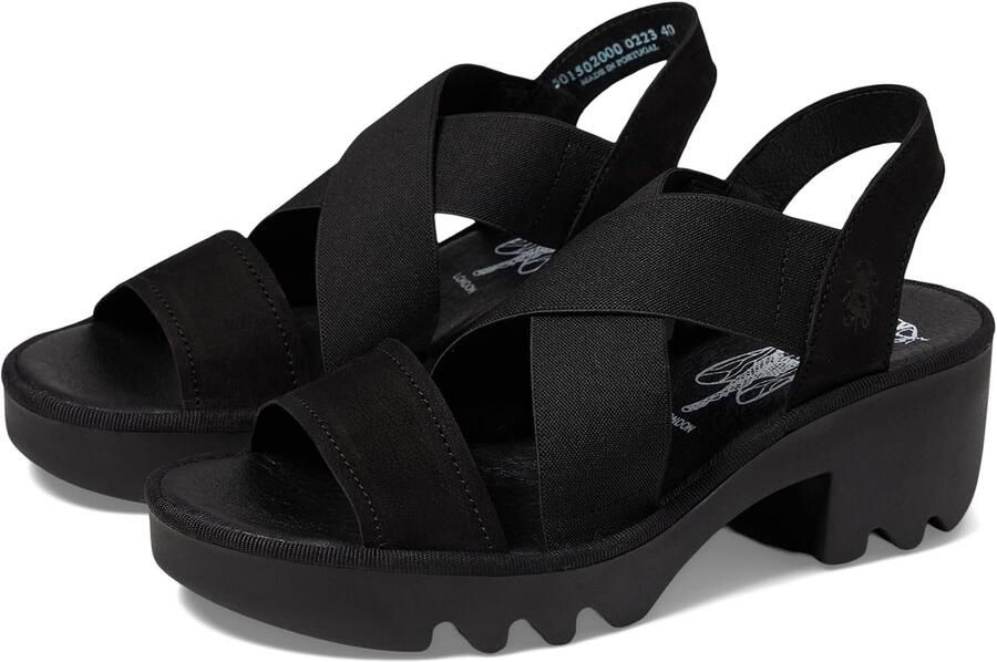 Fly London Taji502fly Dames Sandalen Leer Zwart