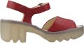 Fly London Sandalen met hakken Tull - Rood