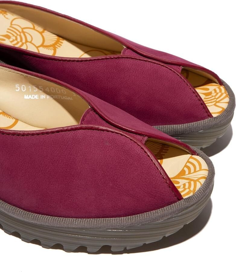 Fly London Youn554fly Dames Sandalen Berry Leer