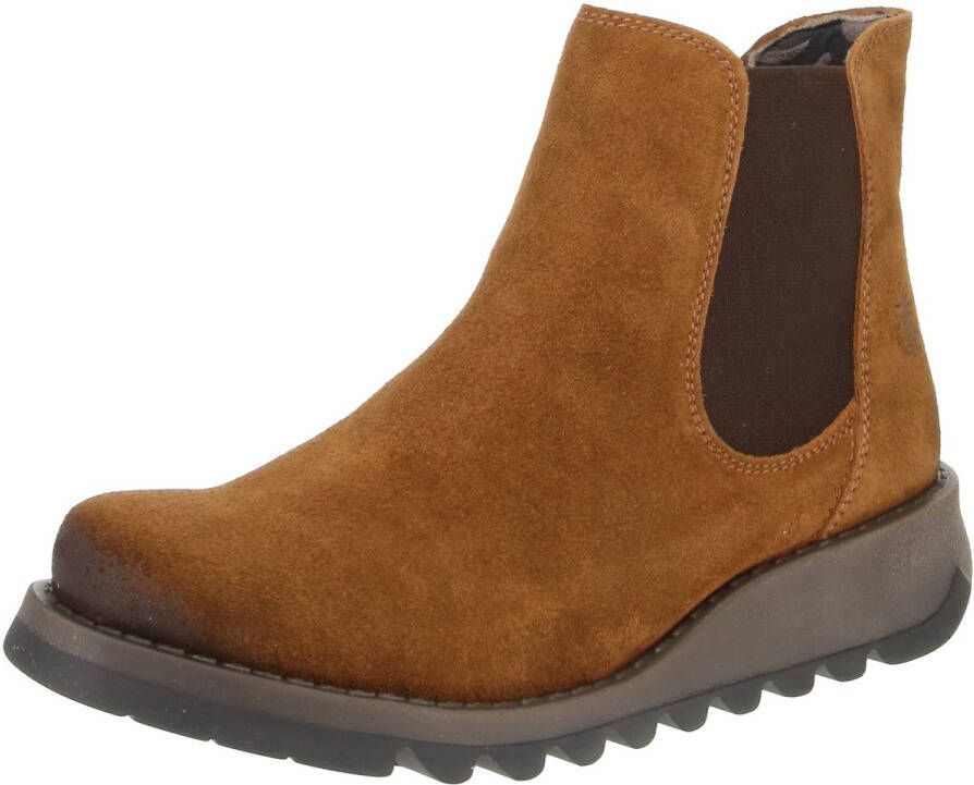 Fly London SALV195FLY Dames Enkellaarsjes Oil-Suede-Tobacco