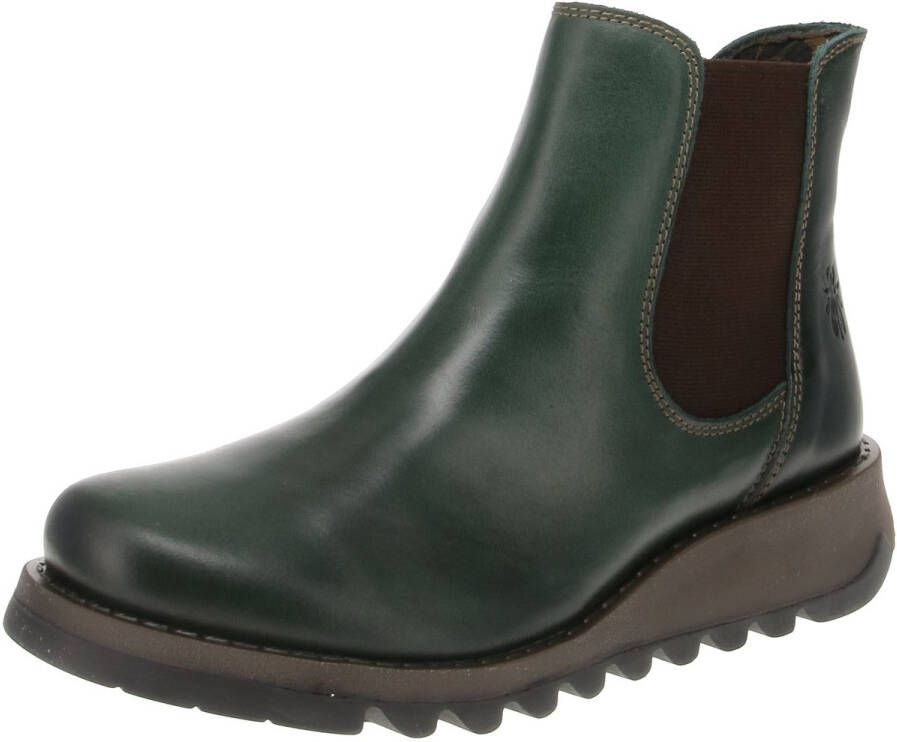 Fly London SALV195FLY Dames Enkellaarsjes Rug-Petrol