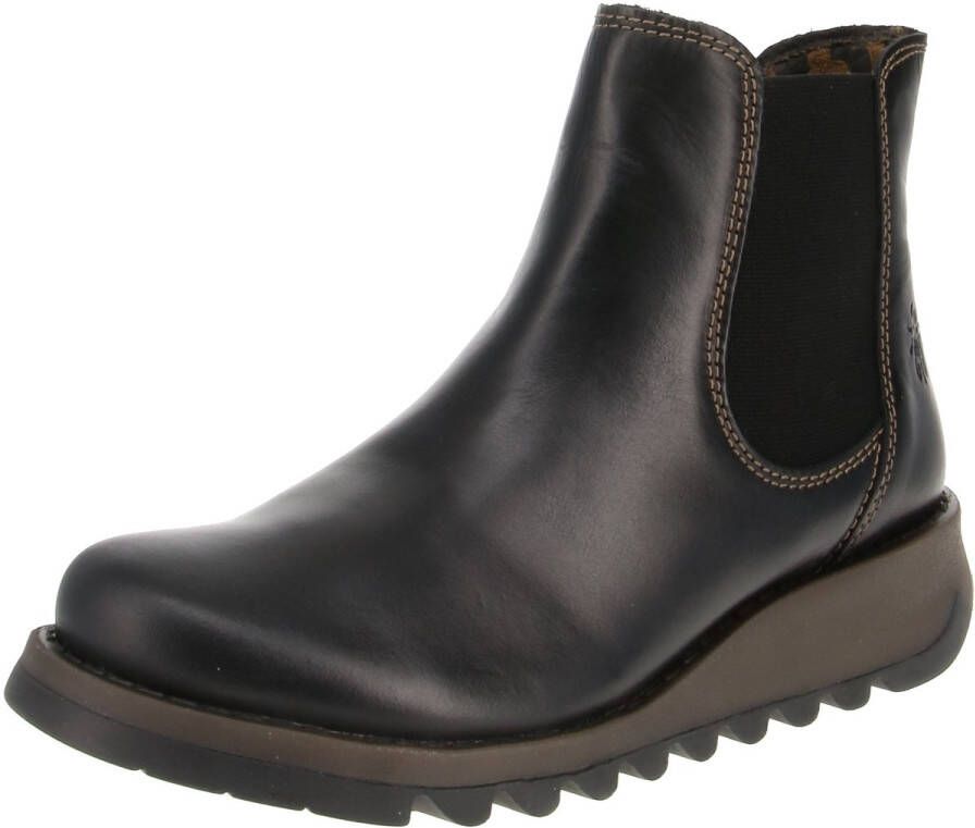 Fly London SALV195FLY Dames Enkellaarsjes Rug-Zwart