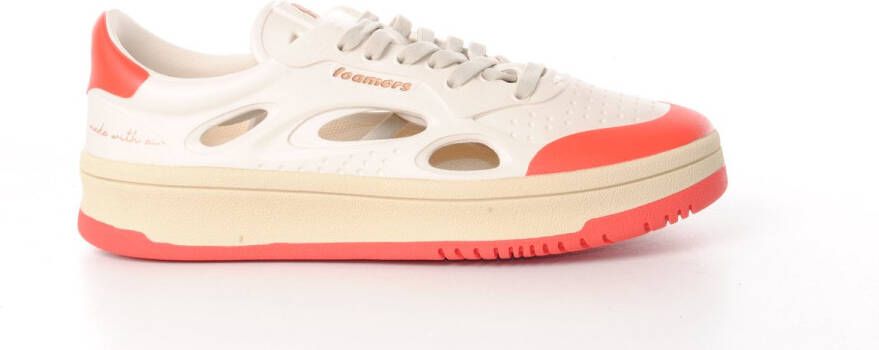 Foamers dames sneaker Foam W rubber beige rood