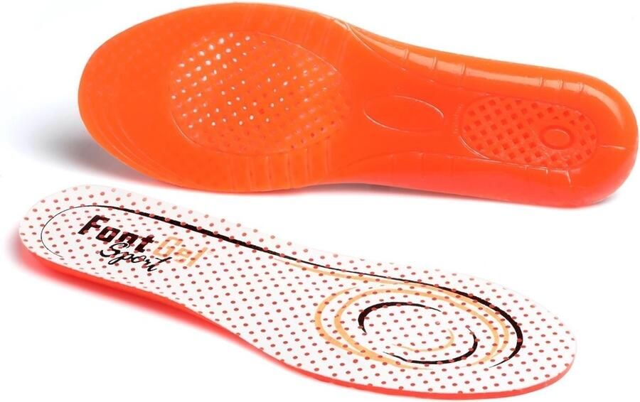 Footgel inlegzolen MultiSport Sinaasappel geur Oranje - Foto 2