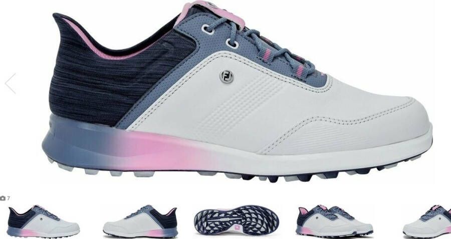 Footjoy Dames Golf schoenen Footoy Stratos Wit Roze Blauw
