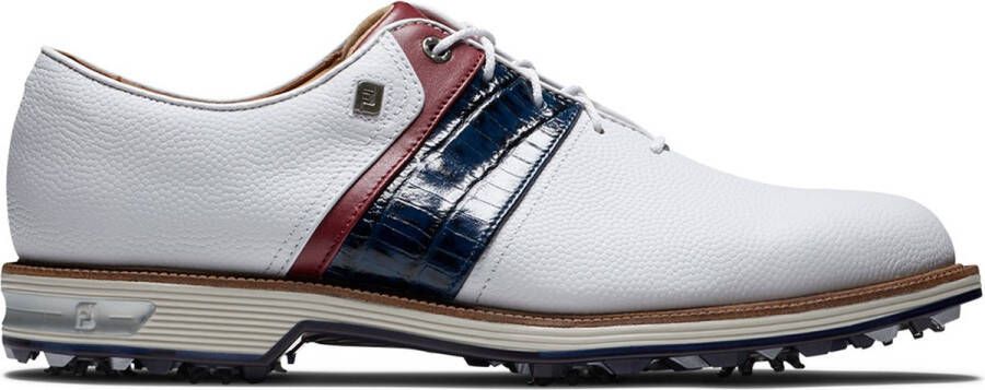 Footjoy Dryjoys Premiere Series Wit Navy Rood Heren Golfschoen