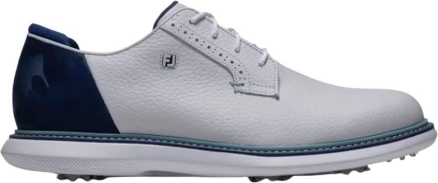 Footjoy Heren Golfschoenen Traditions Wit Navy