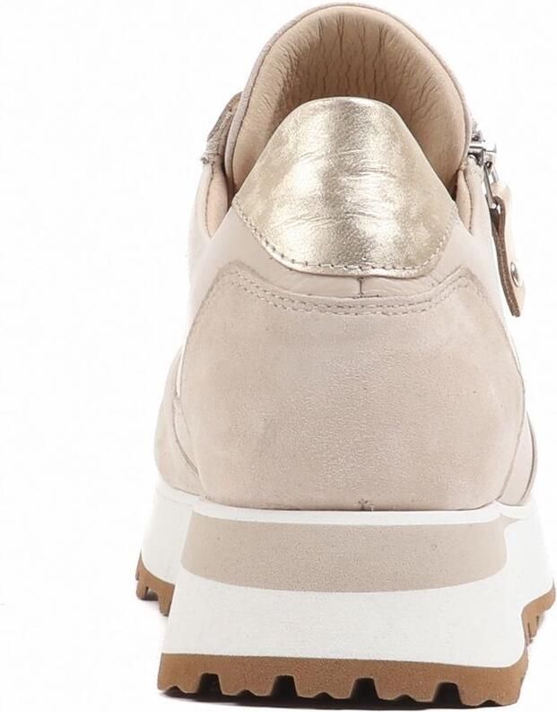 Footnotes 31007-1027 beige sneaker dames Wijdte H & steunzolen Bonne Shoe