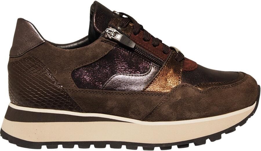 Footnotes Elke 31.009.2541 Bruin sneaker